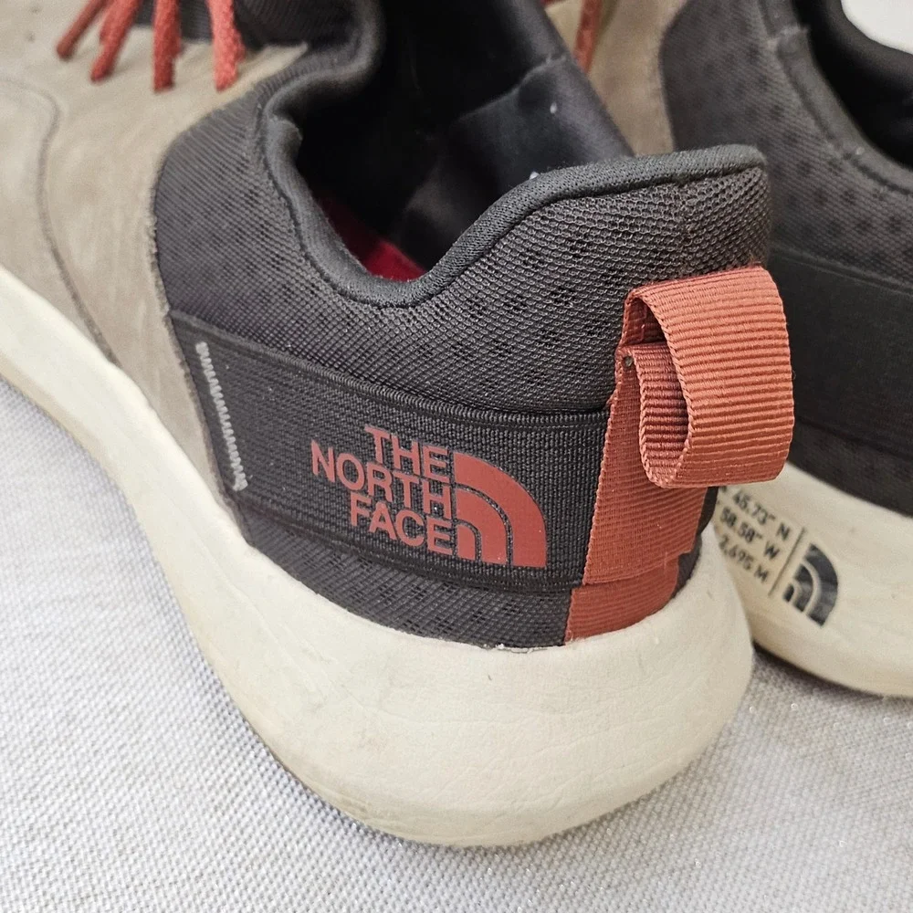 The North Face Recovery Slip-On Knit II Mens 11 Brown Leather Sneakers NF0A48MV